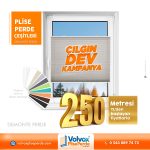 Plise Perde 250 TL (Demonte)